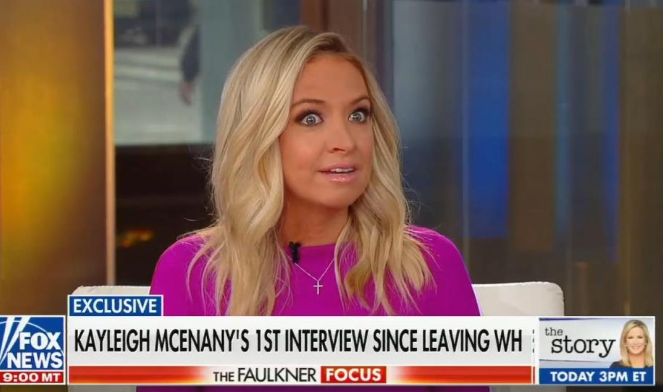 PHOTO Kayleigh McEnany's Eyes Bulging Out Of Her Head First Day On Fox News