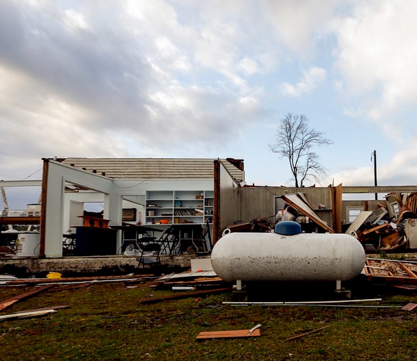 PHOTO Ragan Chapel United Methodist Church In Ohatchee Alabama Badly Damaged By Tornado