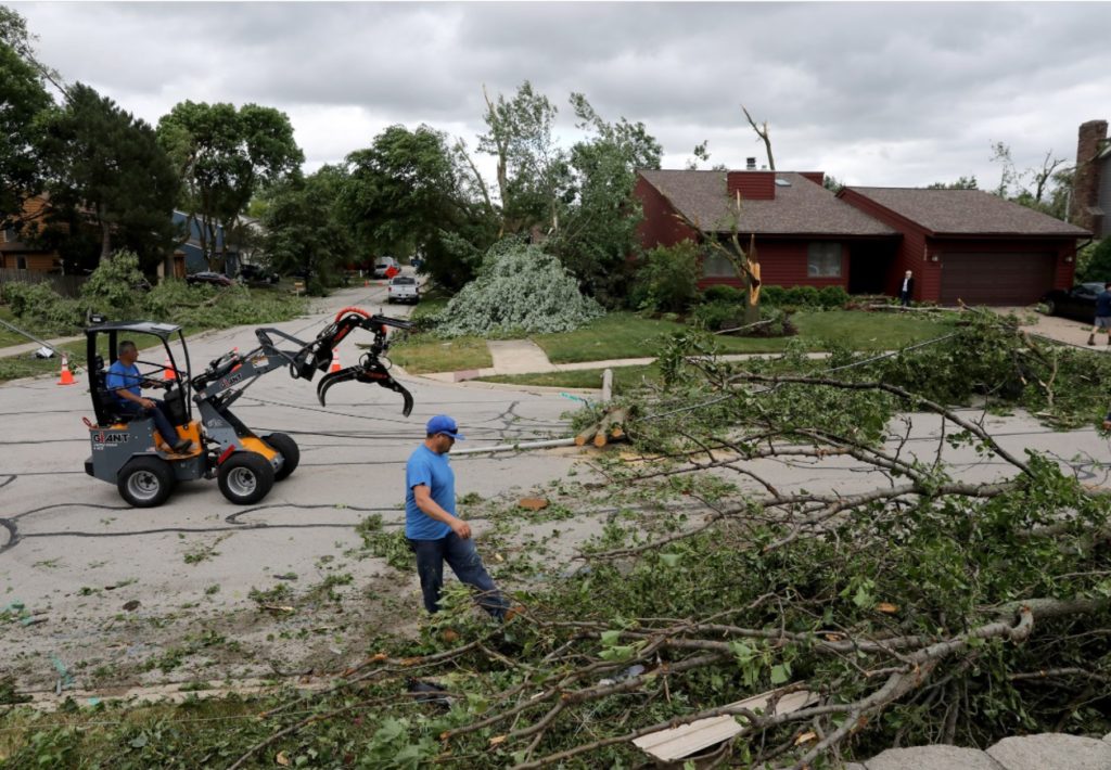 PHOTO 200 Homes In Naperville Damaged By Tornado