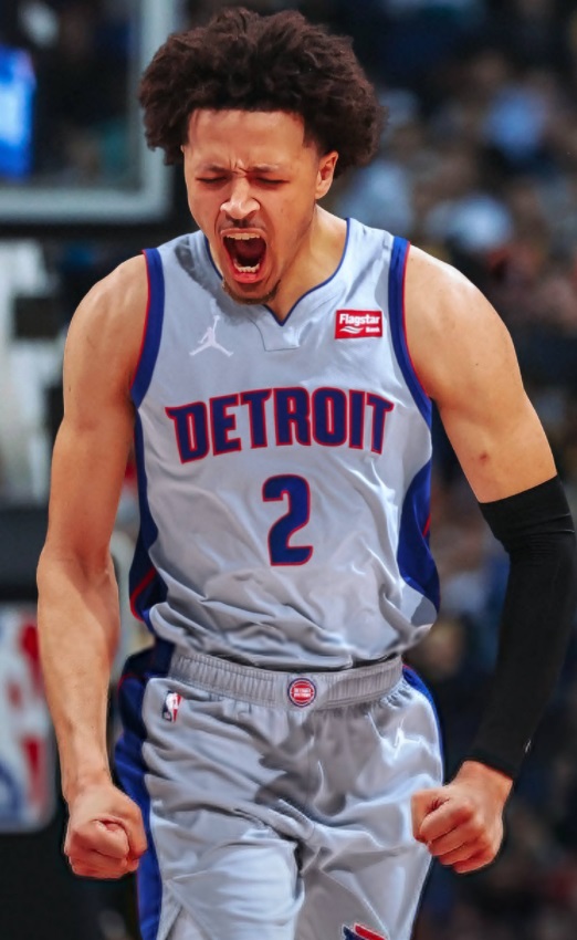 PHOTO Cade Cunningham In A Detroit Pistons Jersey
