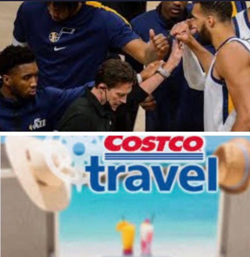 PHOTO Quin Snyder Tablet During The Last Timeout Was Him Booking His Vacation On Costco's Website