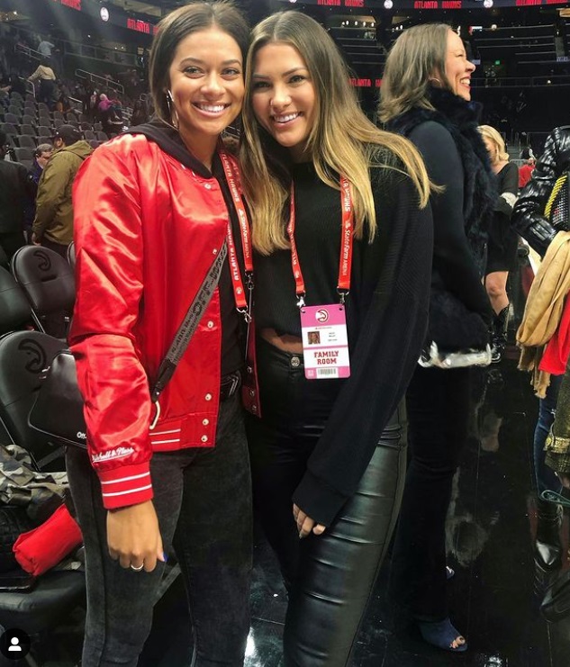 PHOTO Trae Young's Girlfriend Courtside At Hawks Game