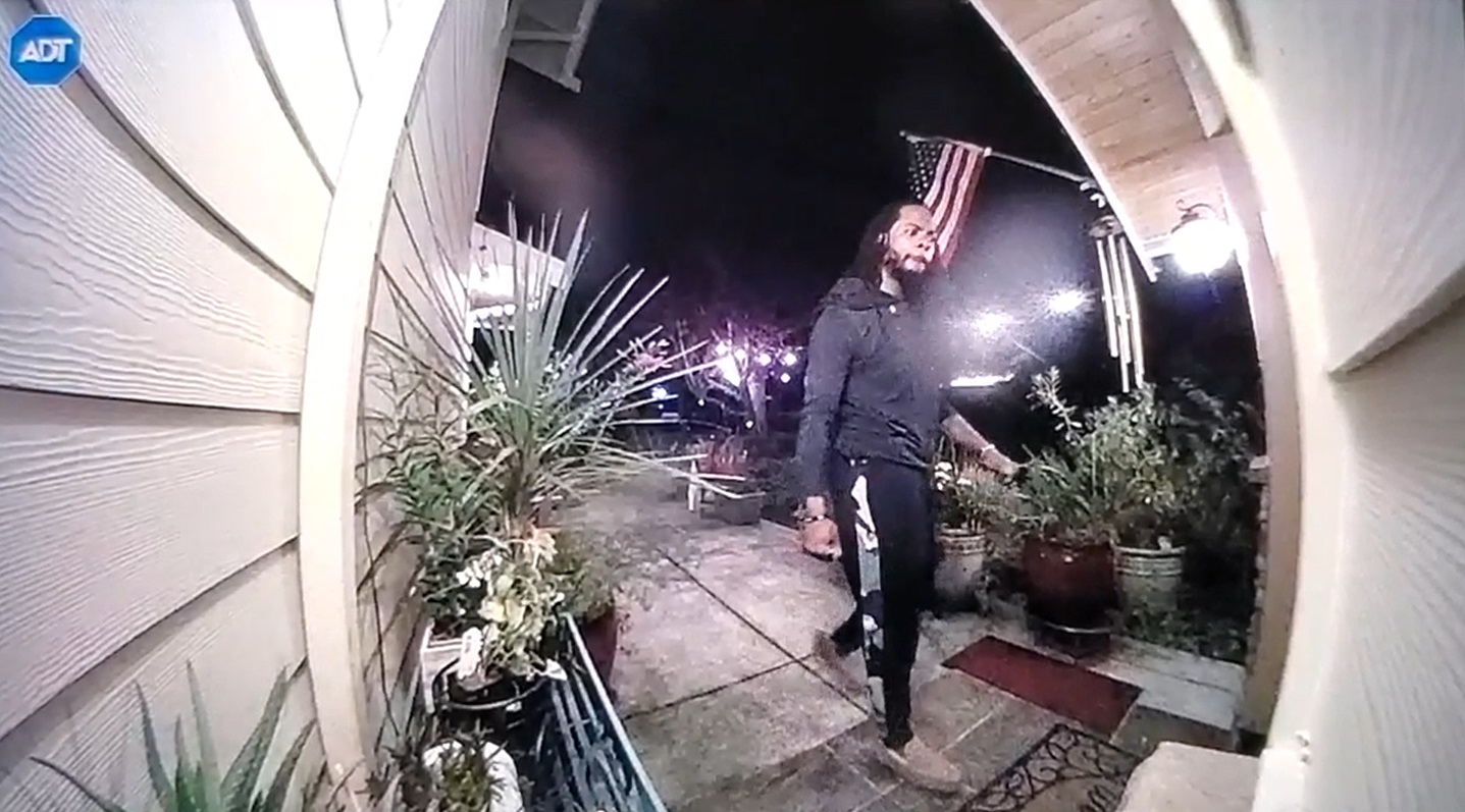 PHOTO ADT Security Camera Catches Richard Sherman's Eye Popping Out Of His Head Like He Has CTE