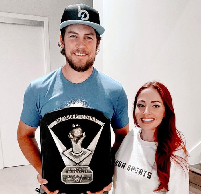 PHOTO All The Proof You Need To See That This Red Head Is Trevor Bauer's Girlfriend