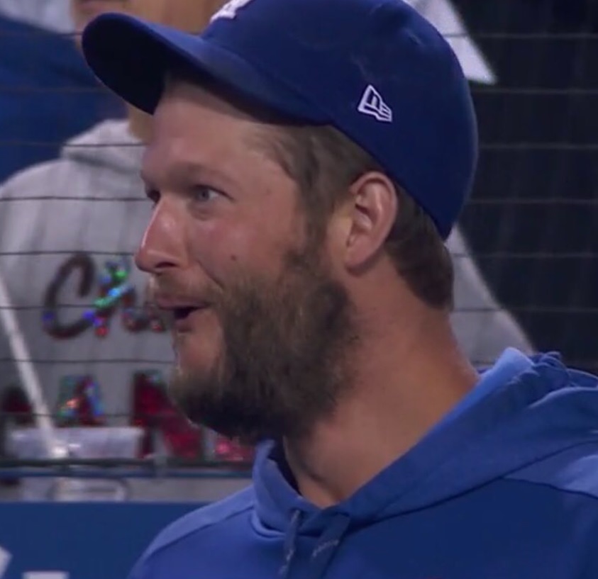 PHOTO Clayton Kershaw Making A Baby Face