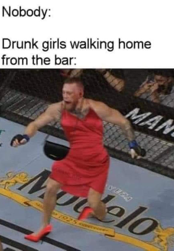 PHOTO Conor McGregor In A Dress Meme