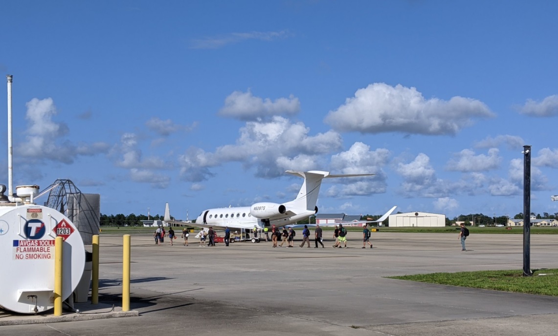 PHOTO Elon Musk Chartered Employees From Brownsville To Titusville Florida All In One Day For Starship Launch