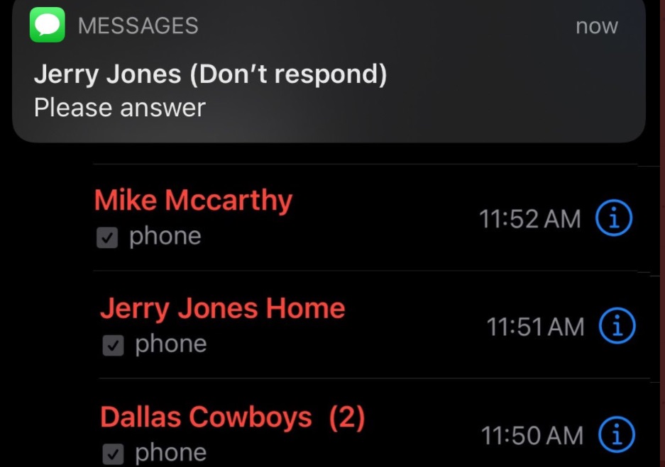 PHOTO Jerry Jones Won't Stop Calling Richard Sherman Asking If He Wants To Sign With Cowboys Meme 