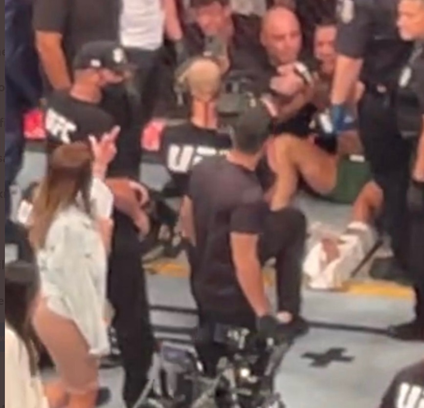 PHOTO Jolie Poirier Flips Off Conor McGregor After He Calls Her A Hoe