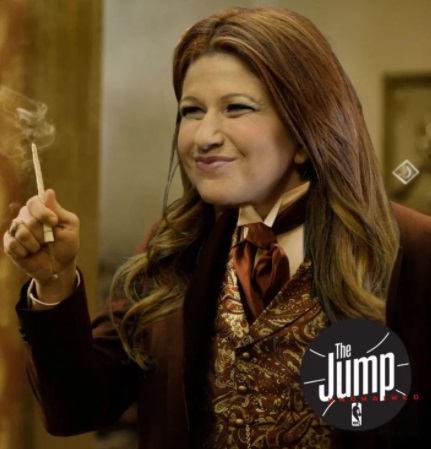 PHOTO Rachel Nichols Smoking A Cigarette During The Jump