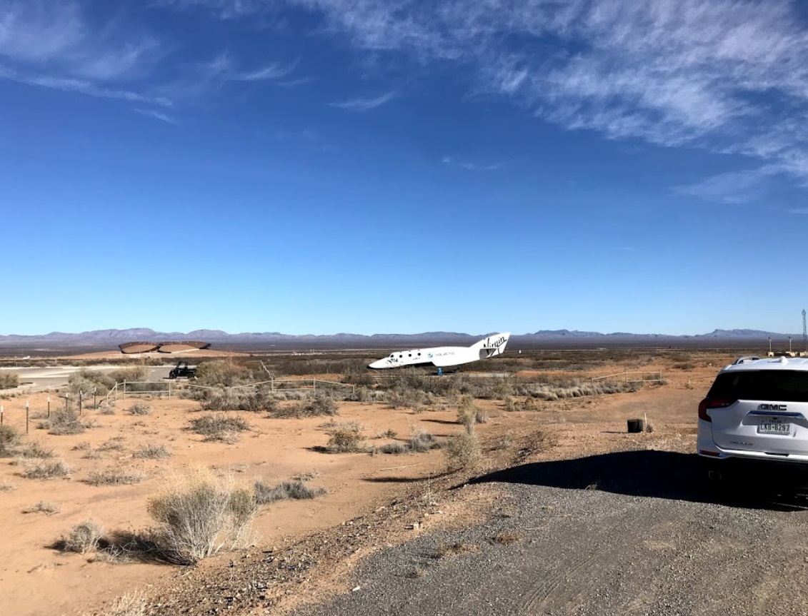 PHOTO Richard Branson Lands His Private Jet In Truth Or Consequences New Mexico Right Next To Spaceport America Because Nobody Can Stop Him