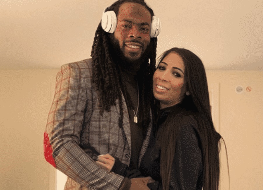 PHOTO Richard Sherman Holding His Wife Before He Went Mad