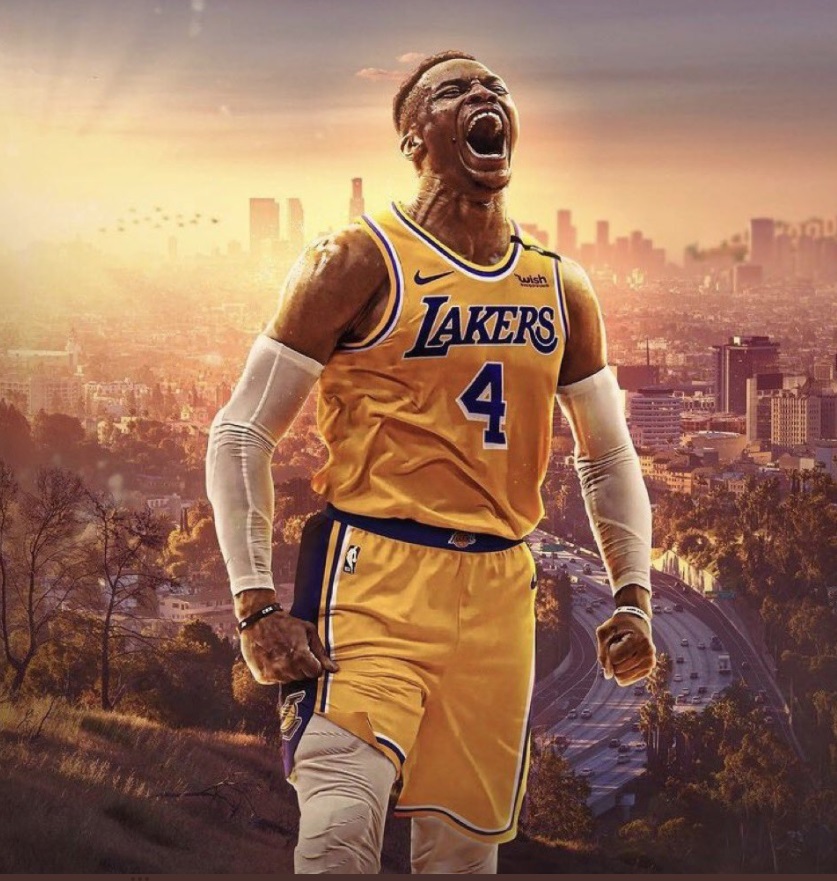 PHOTO Russell Westbrook In A Lakers Jersey
