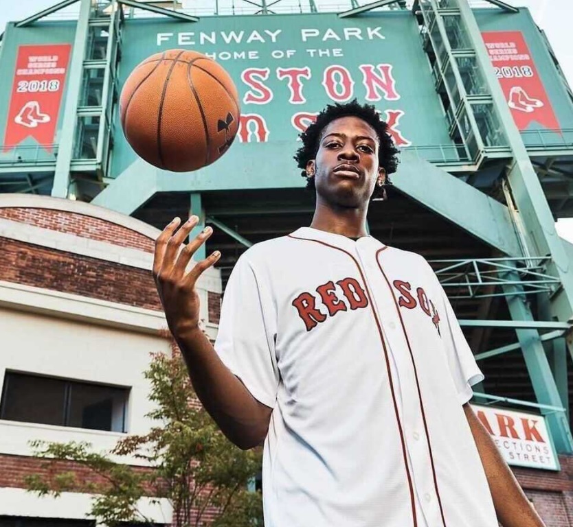 PHOTO Terrence Clarke In A Boston Red Sox Jersey