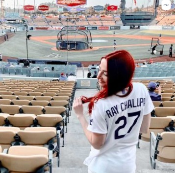PHOTO Trevor Bauer Gets His Girlfriend Good Seats At Dodgers Games 5 Rows From Home Plate