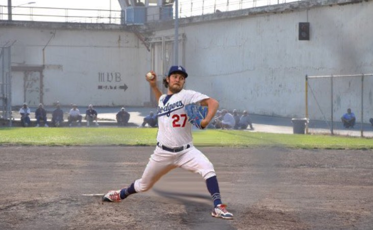 PHOTO Trevor Bauer Pitching From Prison