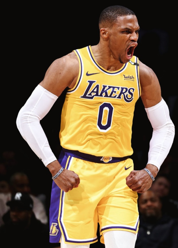 PHOTO What It Will Look Like If Russell Westbrook Is Allowed To Wear Number 0 For The Lakers