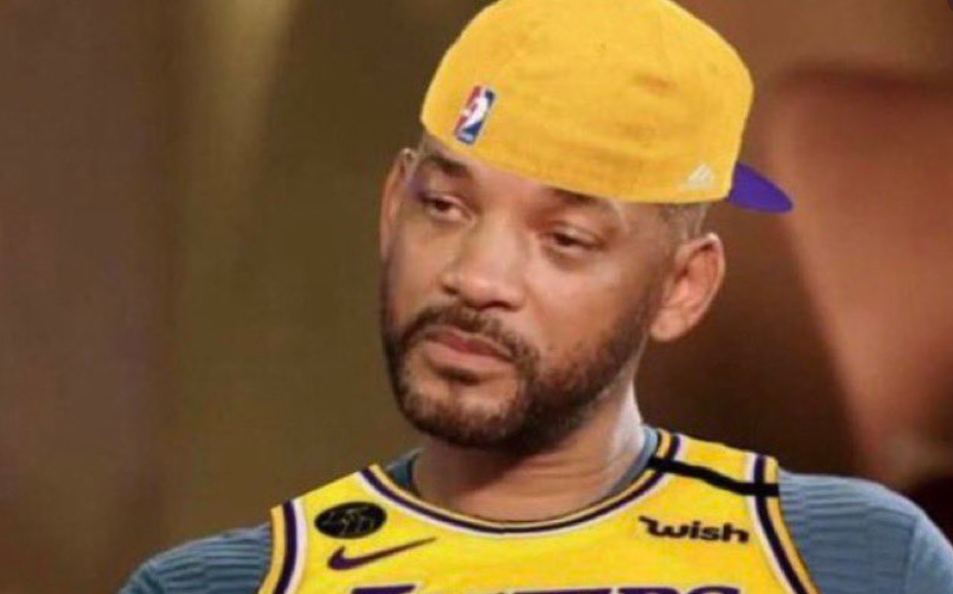 PHOTO Will Smith In A Lakers Jersey