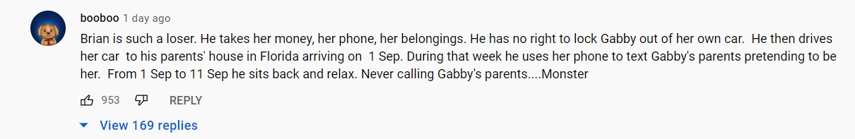 PHOTO Brian Laundrie Took All Of Gabby Petito's Money And Her Phone Before Dumping Her Body And Driving Home To Florida In Her Van