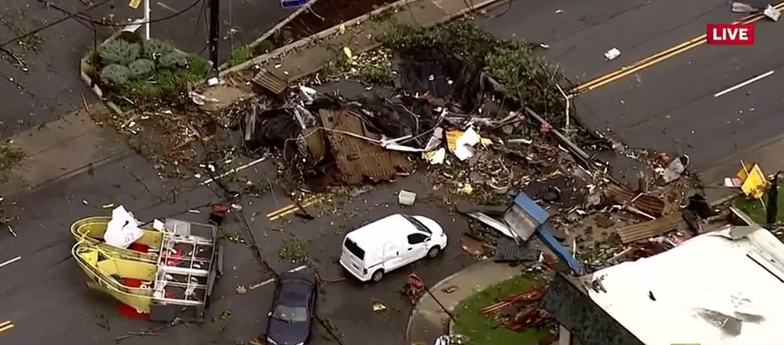 PHOTO Buildings Destroyed In Annapolis Maryland