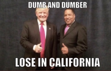 PHOTO Dumb And Dumber Lose In California Donald Trump Larry Elder Meme