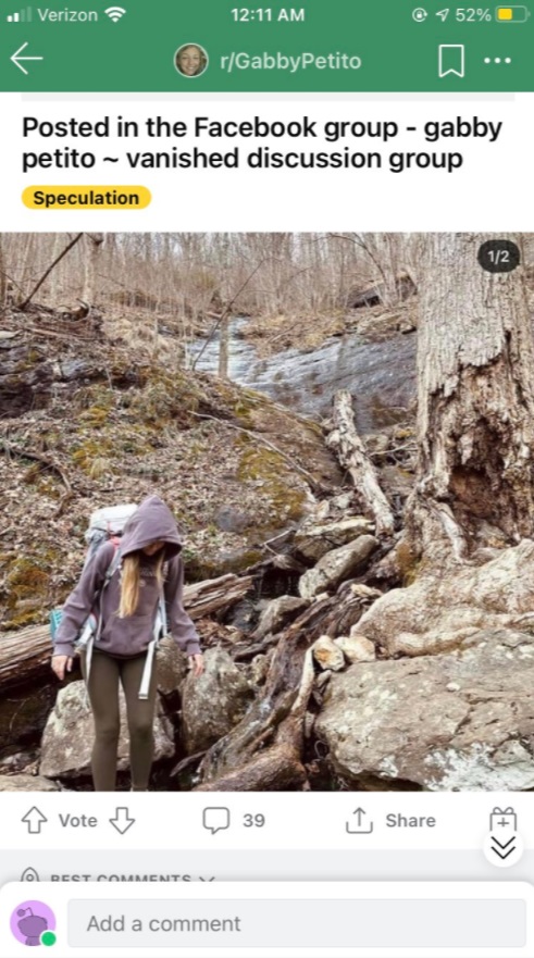 PHOTO Gabby Petito Hiking At Delta Lake In Wyoming By Herself