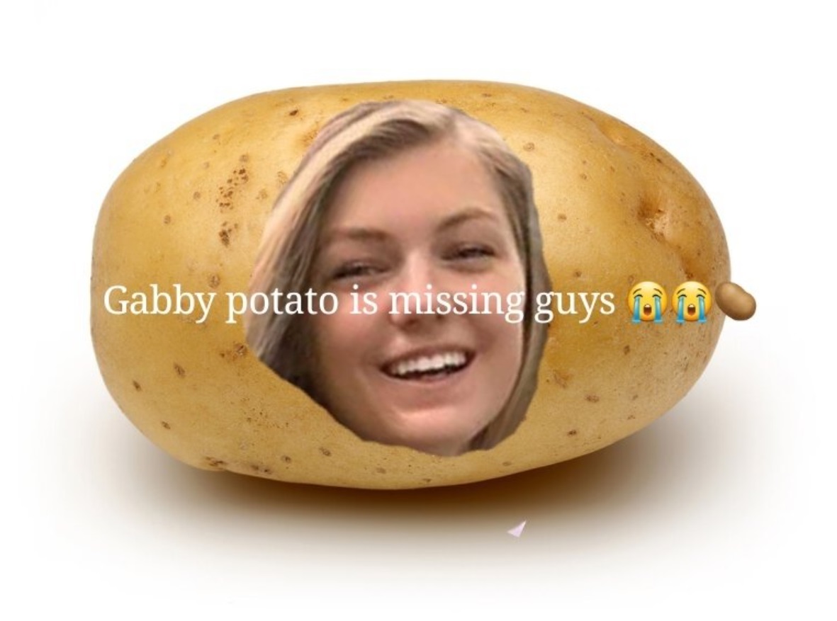 PHOTO Gabby Petito Is Missing Potato Meme