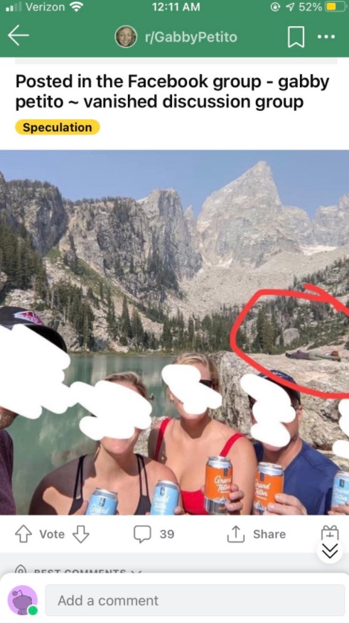 PHOTO Gabby Petito's Body Laying On Rock At Grand Teton National Park In Wyoming