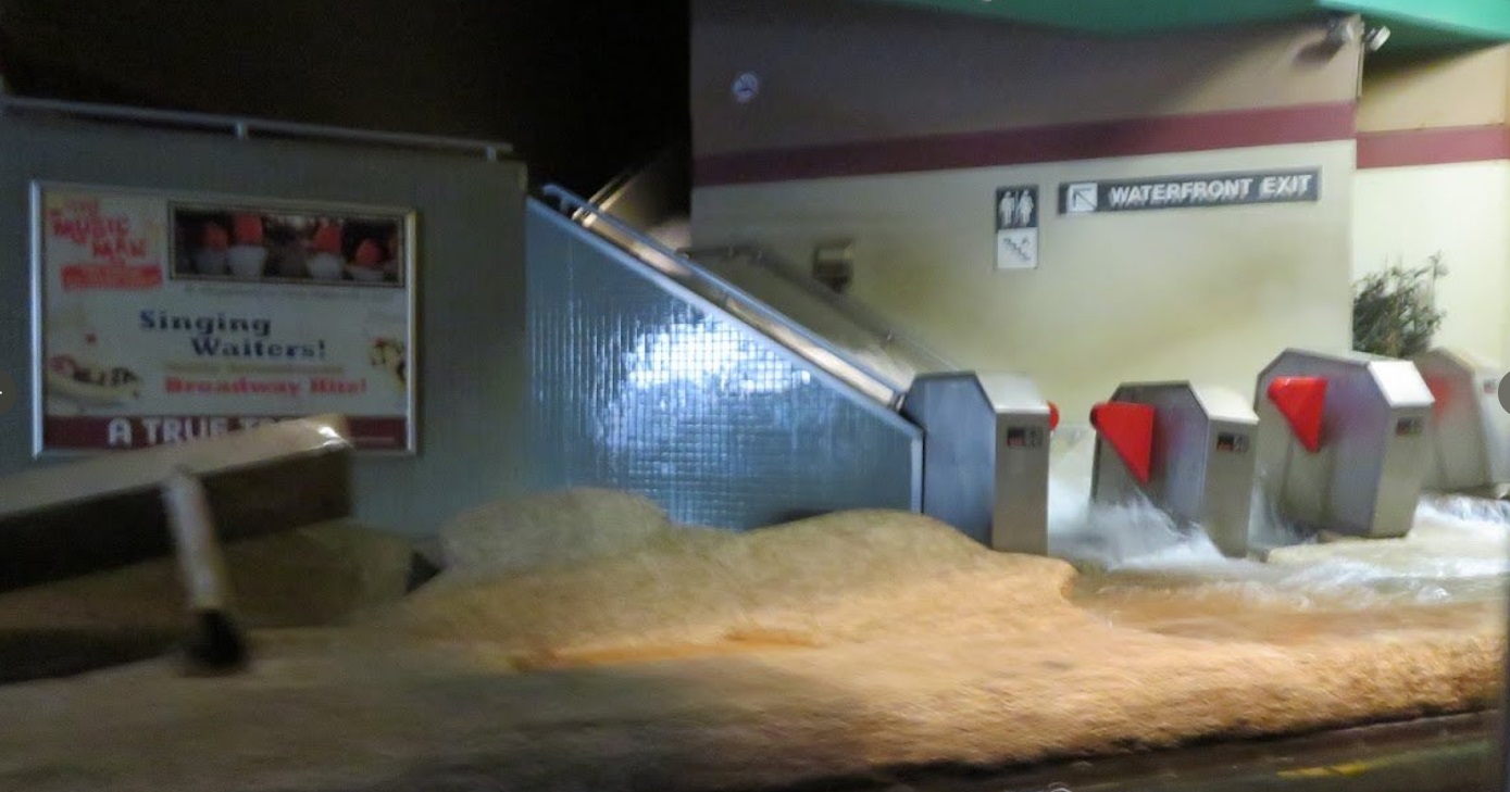 PHOTO Images Of Flooding At New York Subway Station Will Have You Thinking You're On A Ride At Universal Studios Hollywood 