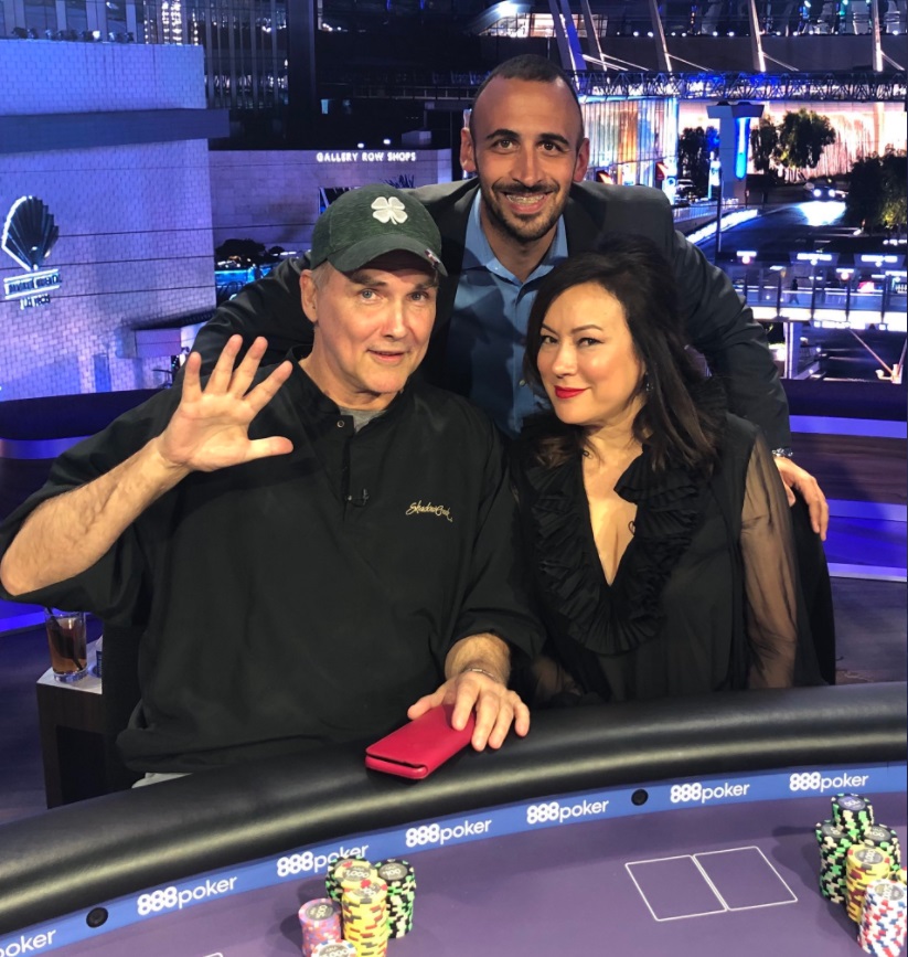 PHOTO Norm MacDonald At The Poker Table With Jennifer Tilly