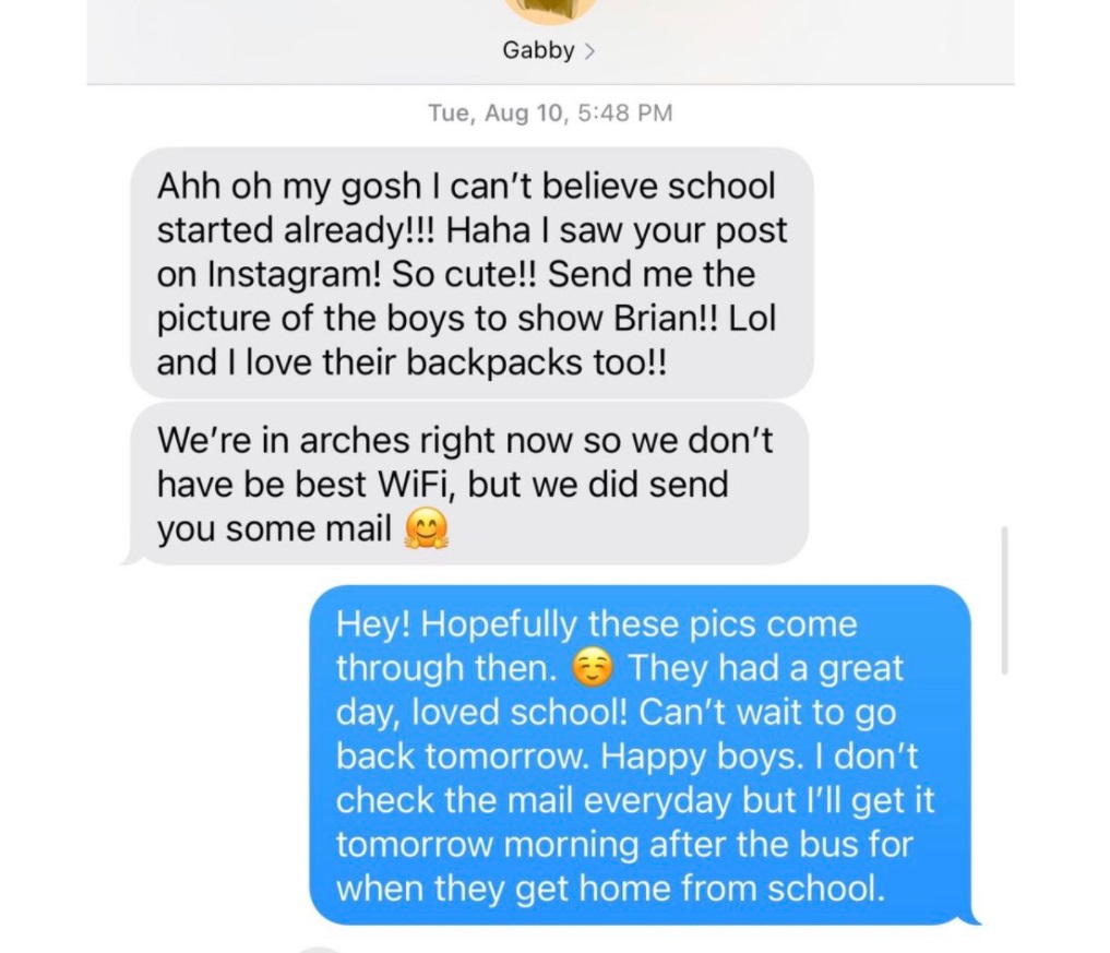 PHOTO Of Brian Laundrie's Sisters Last Text Messages Excanged With Gabby Petito