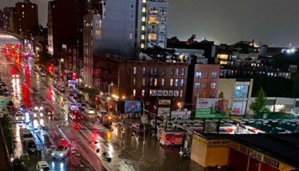 PHOTO Of Brooklyn Flooding From 4th Avenue