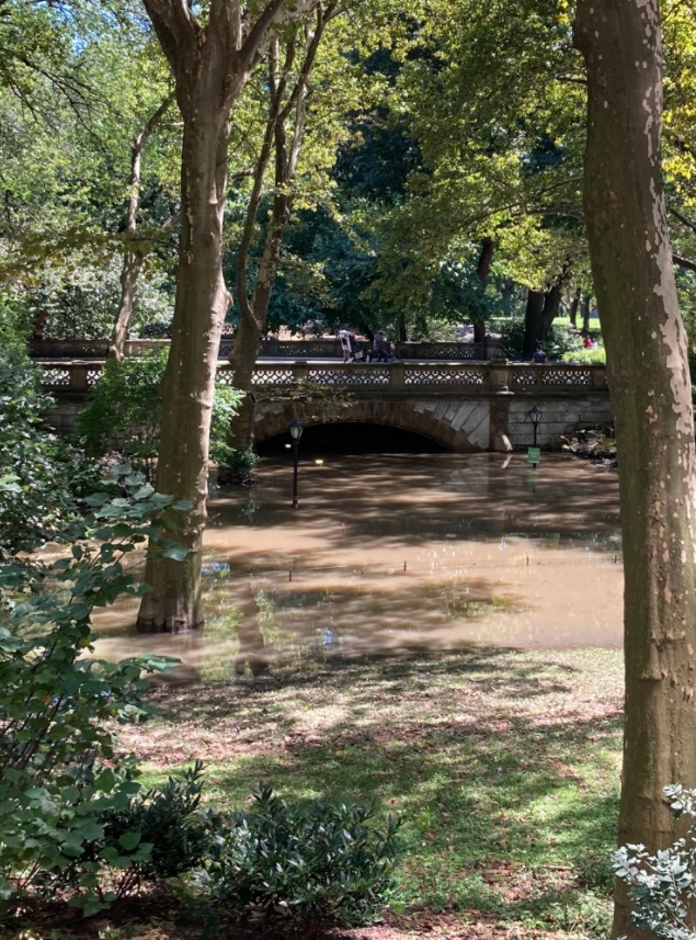 PHOTO Pedestrian Tunnel Is Flooded In Central Park New York