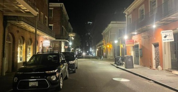 PHOTO Power Has Been Restored To Part Of The French Quarter In Louisiana