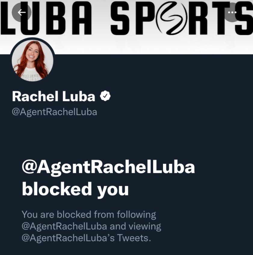 PHOTO Rachel Luba Is Blocking Trevor Bauer Haters