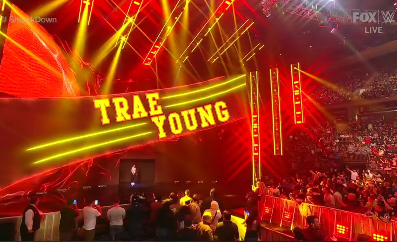 PHOTO Sami Zayn Bringing Out Trae Young