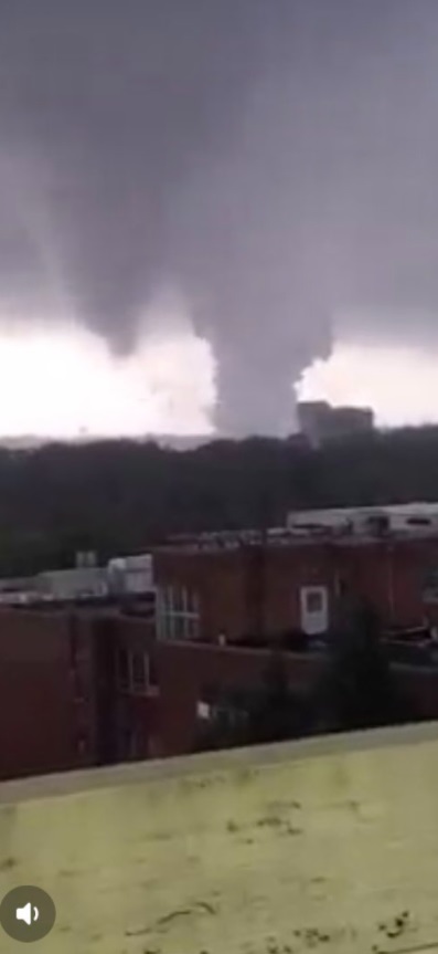 PHOTO Shocking View Of The Tornado From Bristol Near Route 413