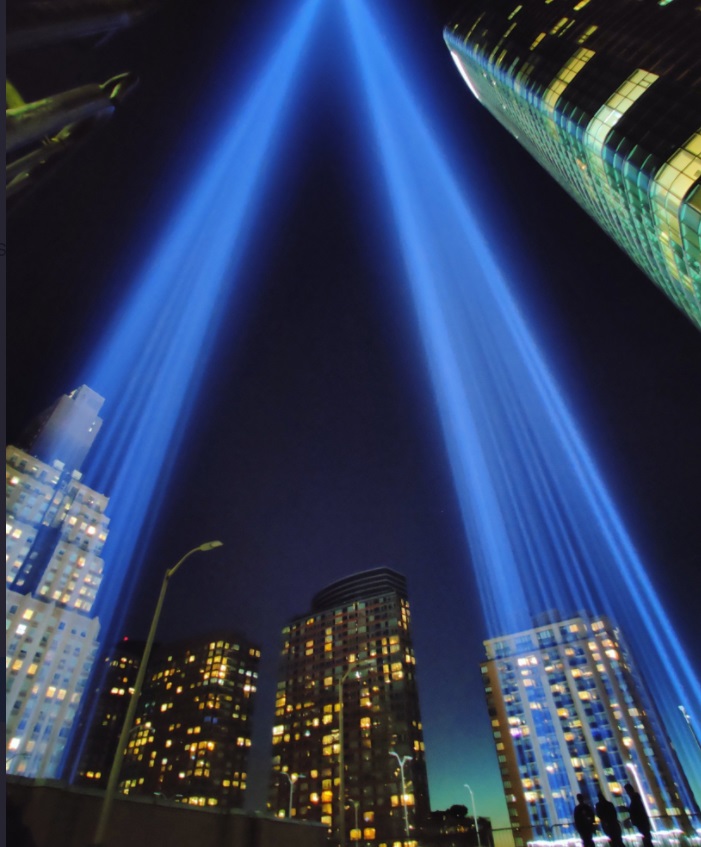 PHOTO The Annual Tribute In Light Tested Before 911 Anniversary