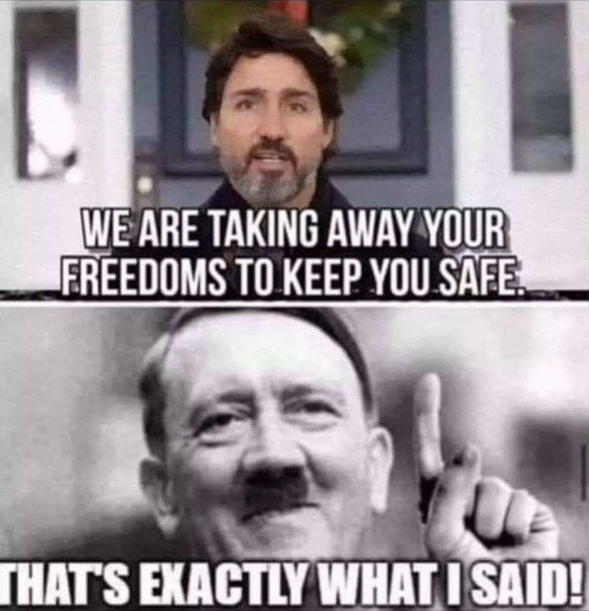 PHOTO We Are Taking Away Your Freedoms To Keep You Safe That's Exaclty What I Said Hitler Meme