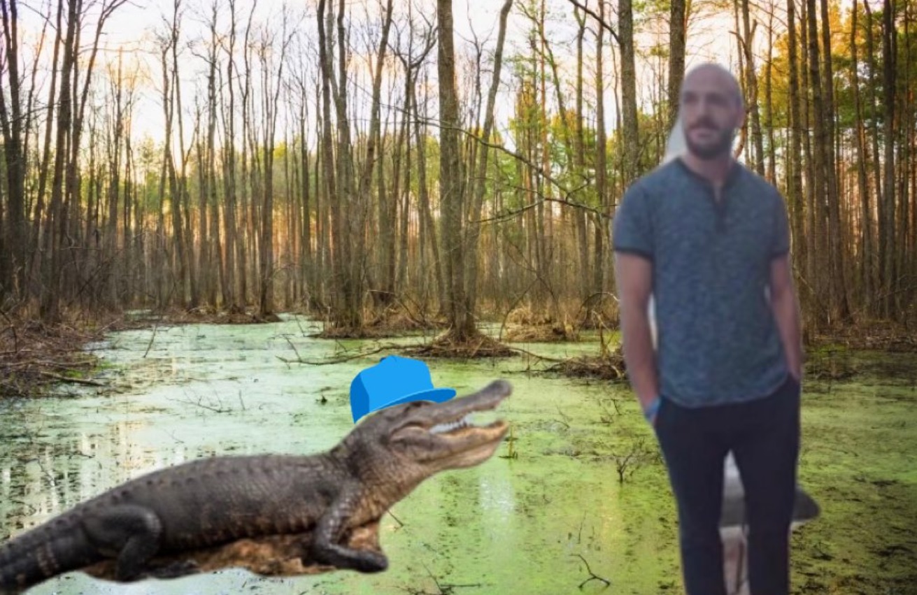 PHOTO Brian Laundrie Getting Eaten By An Alligator Meme