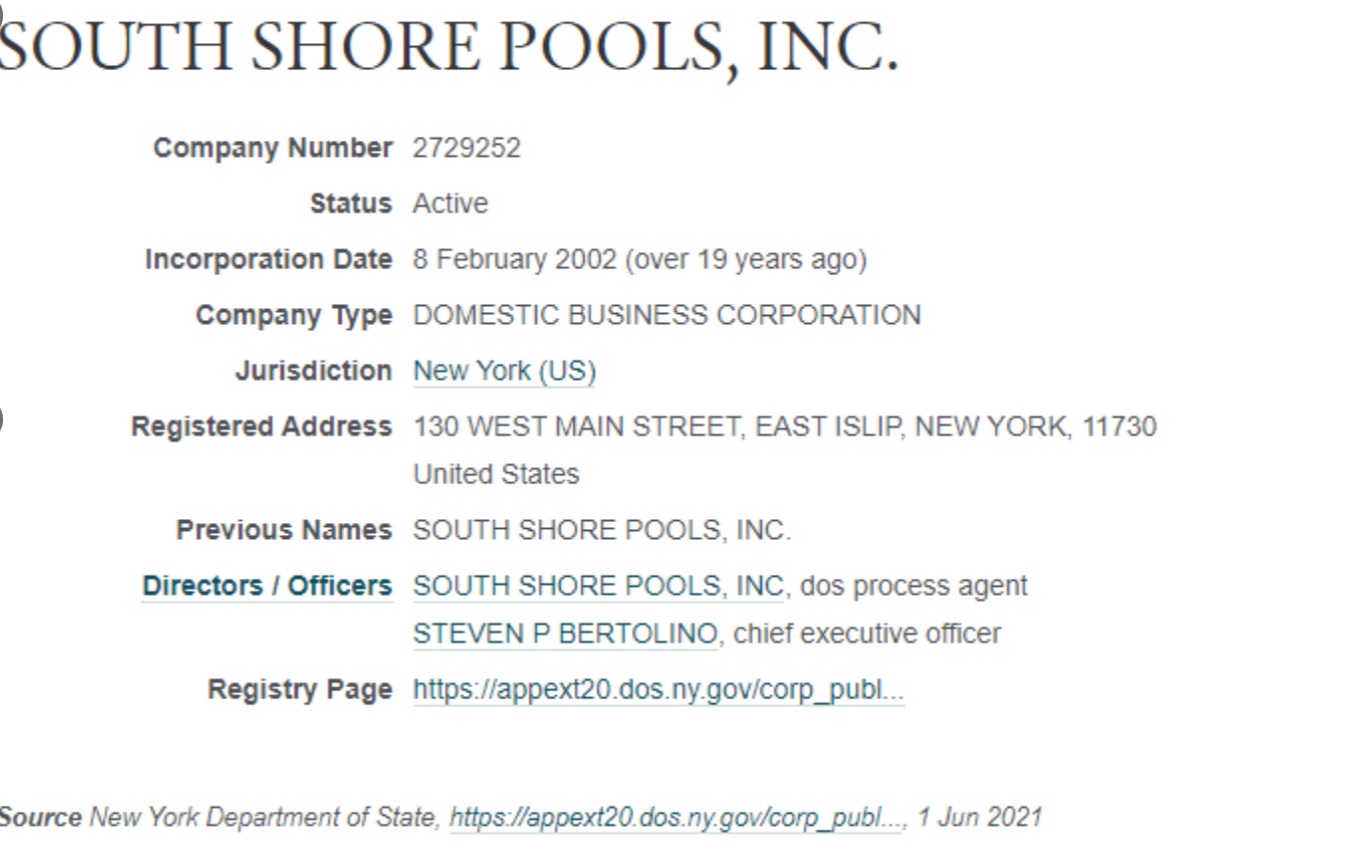 PHOTO Brian Laundrie's Lawyer Steve Owns Swimming Pool Business In New York And Received $154K PPP Loan In 2020