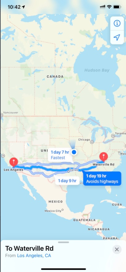 PHOTO Brian Laundrie's Route To California From North Carolina Is Almost Two Days Straight Of Driving Non Stop