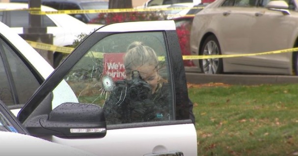 PHOTO Jacob Bergquist Put A Bullet Hole In A Boise Police SUV Drivers Side Window