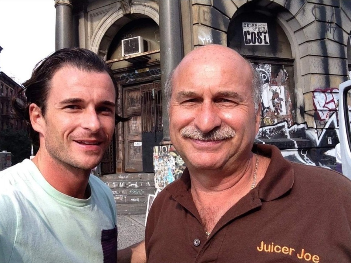 PHOTO Joseph Laundrie Sr Who Owns Juice Company And Is Brother Of Christopher With His Son Joseph Jr In A Foreign Country