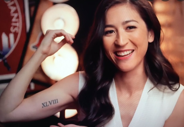 PHOTO Mina Kimes' Tattoo Shows Up When She Flexes Her Bicep