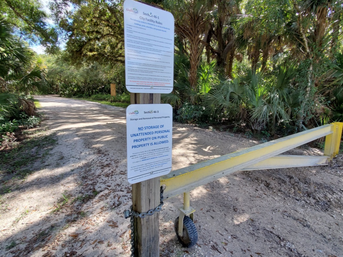 PHOTO Myakkahatchee Creek Environmental Park Was Closed All Day Tuesday As Police Secretly Searched For Brian Laundrie Inside