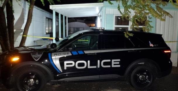 PHOTO Of Boise Police Raiding Jacob Bergquist's Trailer On Fry Street