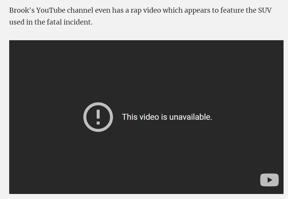 PHOTO All Of Darrell Brooks' Youtube Video Have Been Taken Down And Say They Are Unavailable