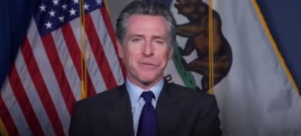 PHOTO Booster Shot Really Paralzyed The Right Side Of Gavin Newsom's Face