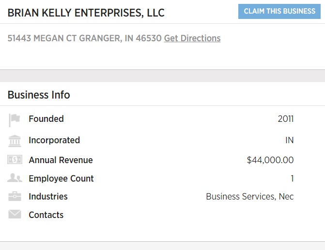 PHOTO Brian Kelly Lives In A $317000 Home In Granger Indiana And His Investment Company Makes $44K A Year Yet He Couldn't Resist LSU $100 Million+ Offer